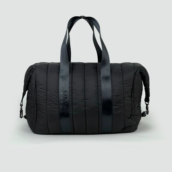 Black Kona Puffer Bag
